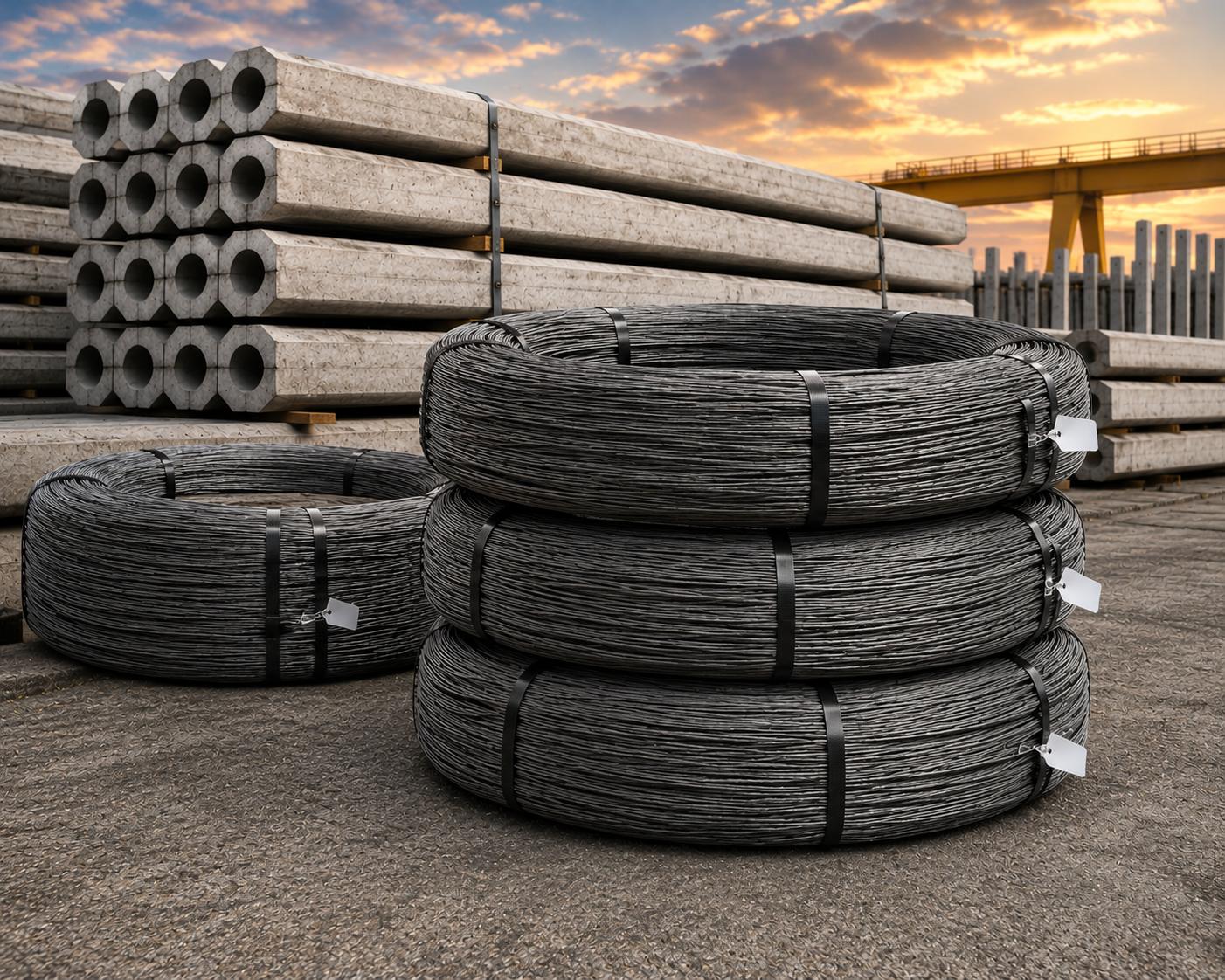 Prestressed Concrete (PC) Indented Wire