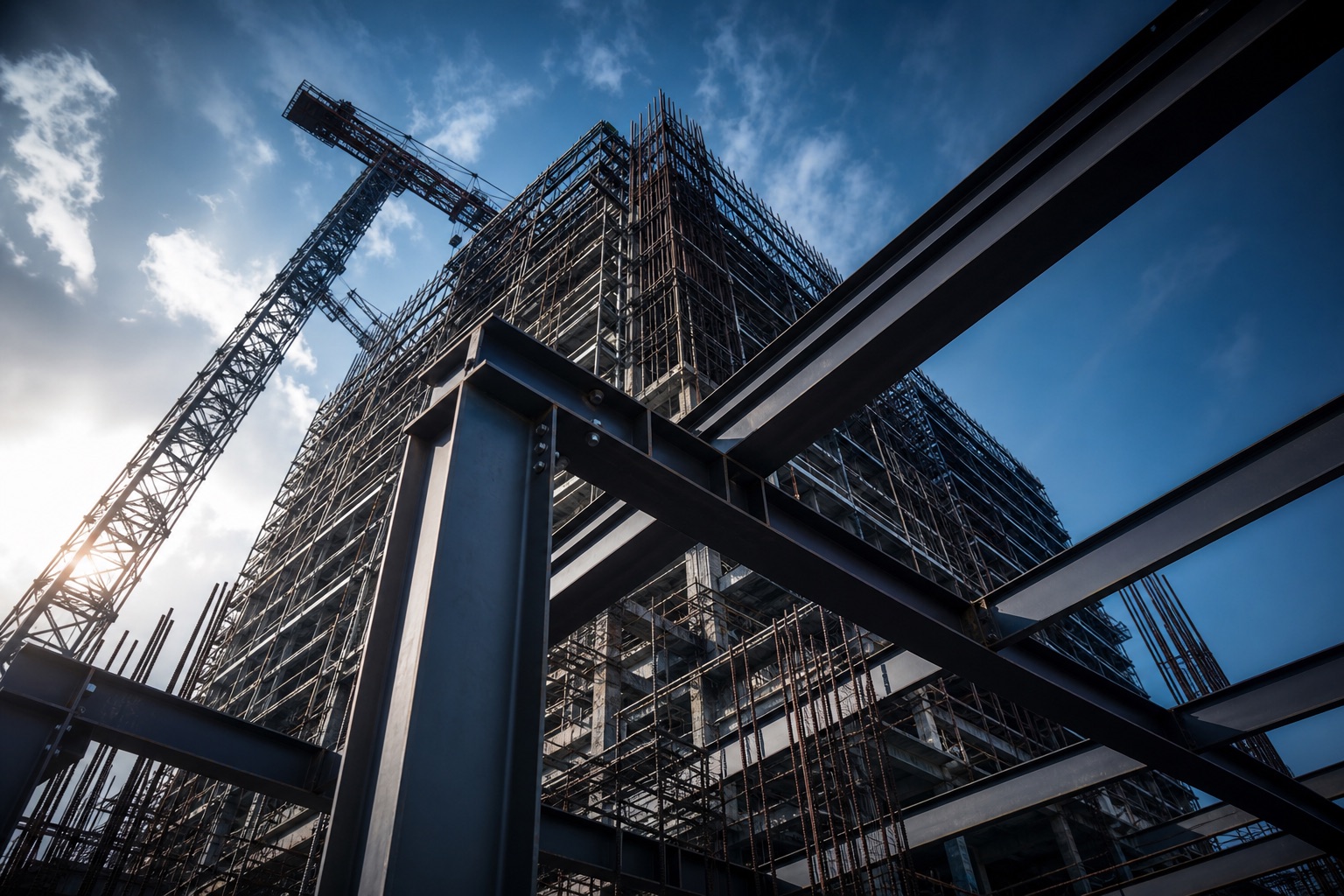 Construction — TIMEXO steel in use